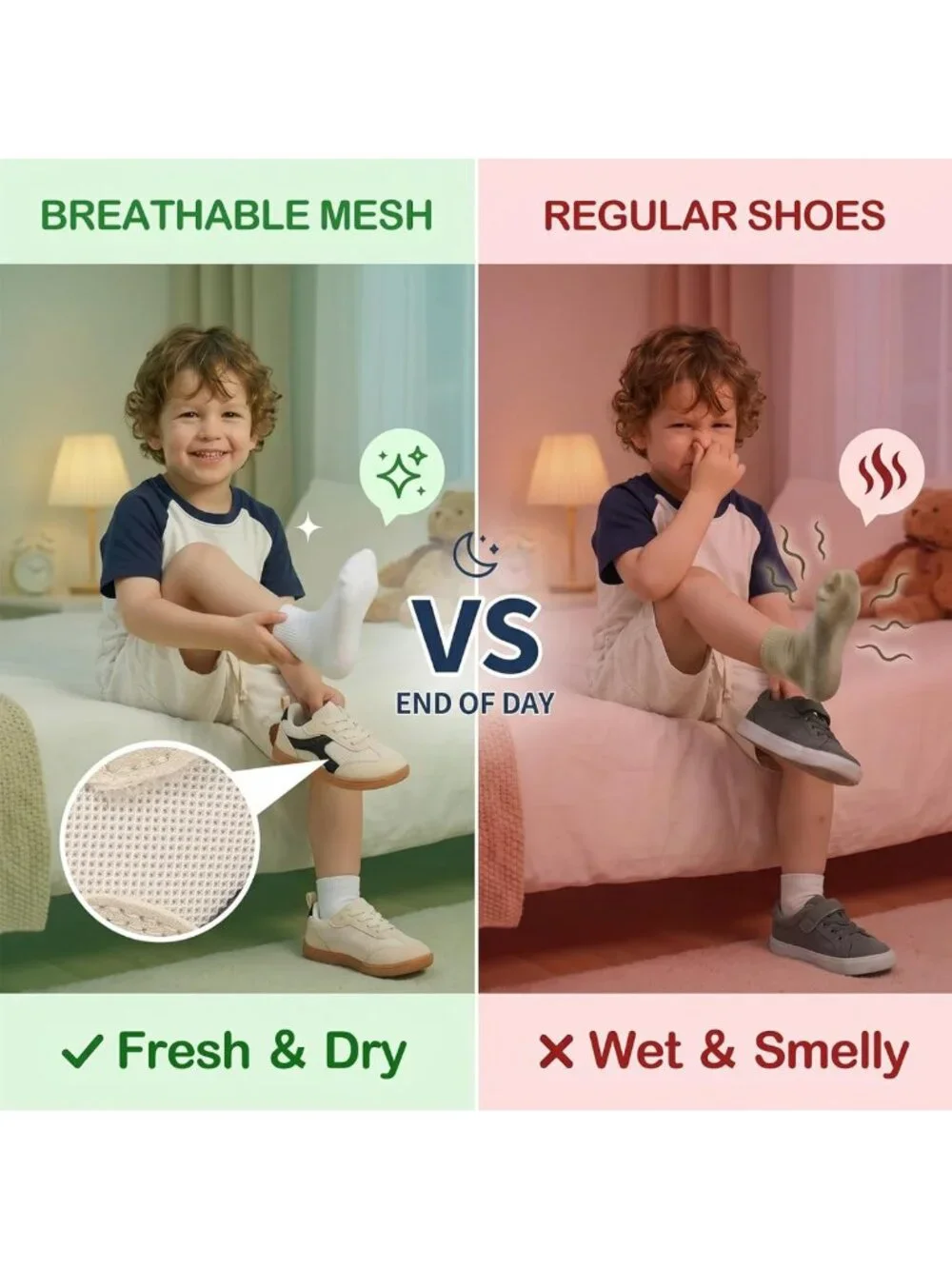 Lightweight Non-Slip Toddler Walking Shoes for Boys & Girls - Comfort & Safety